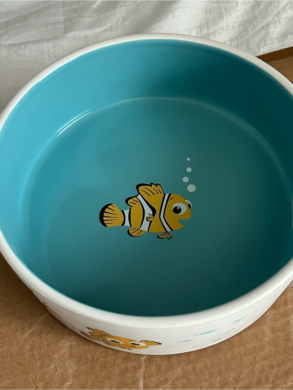 Disney Pixar Finding Nemo Large Ceramic Pet Bowl 5 Cup Chewy Exclusive NIB